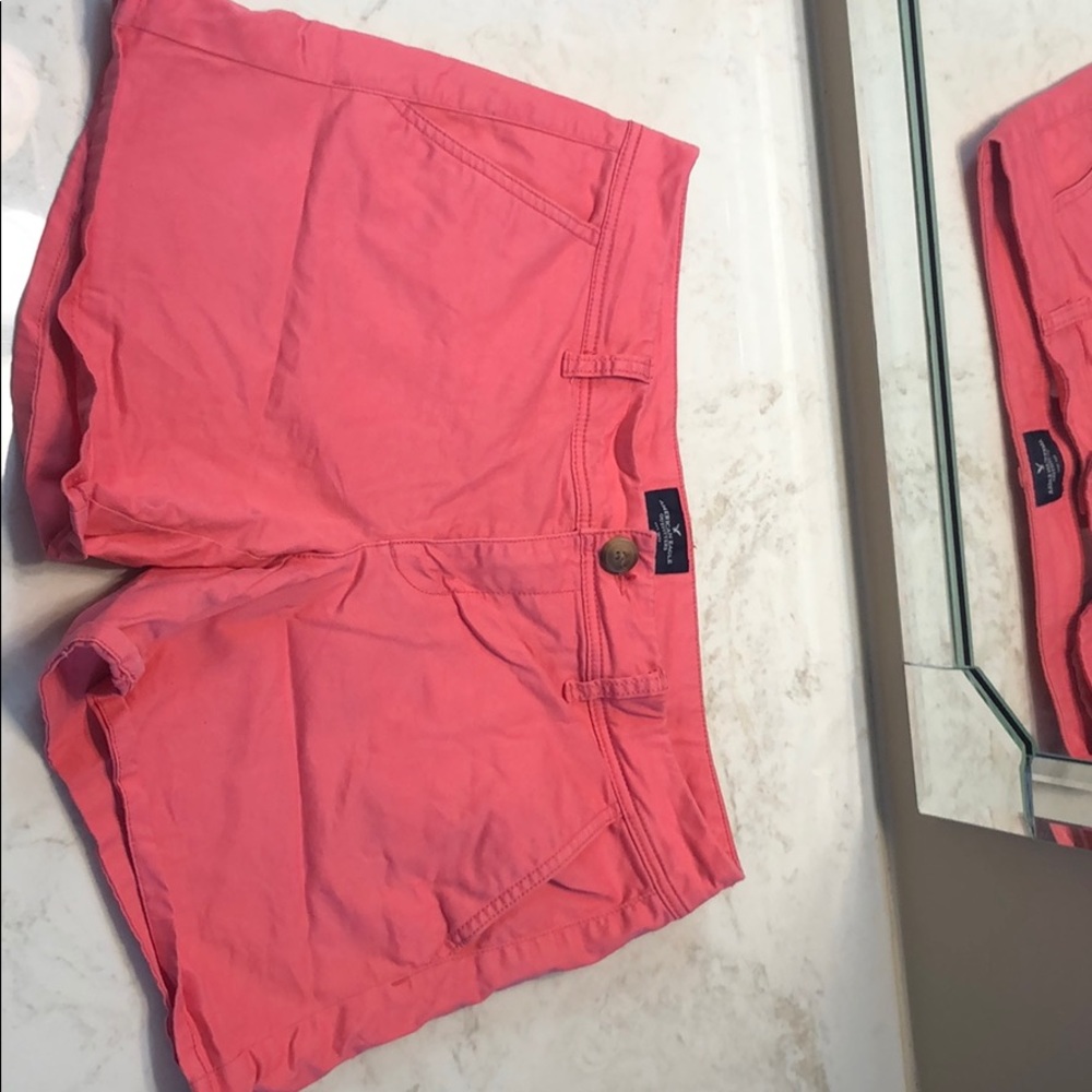 American Eagle Midi Stretch Shorts